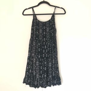 geometric patterned dress